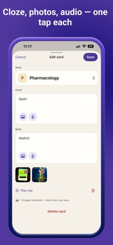 Drill: Flashcards Screenshot 7 of 10