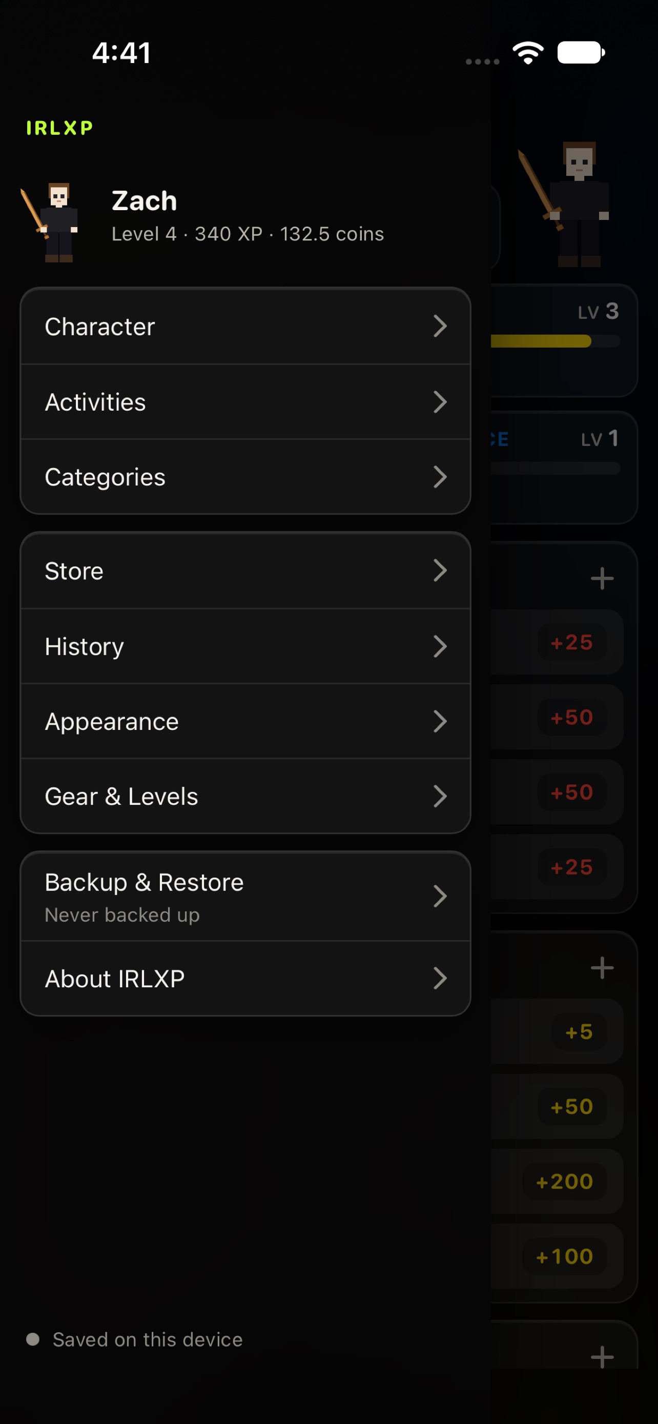 Screenshot 4 of IRL-XP