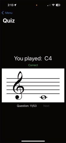 TuneScore: Music Flashcards Screenshot 1 of 2