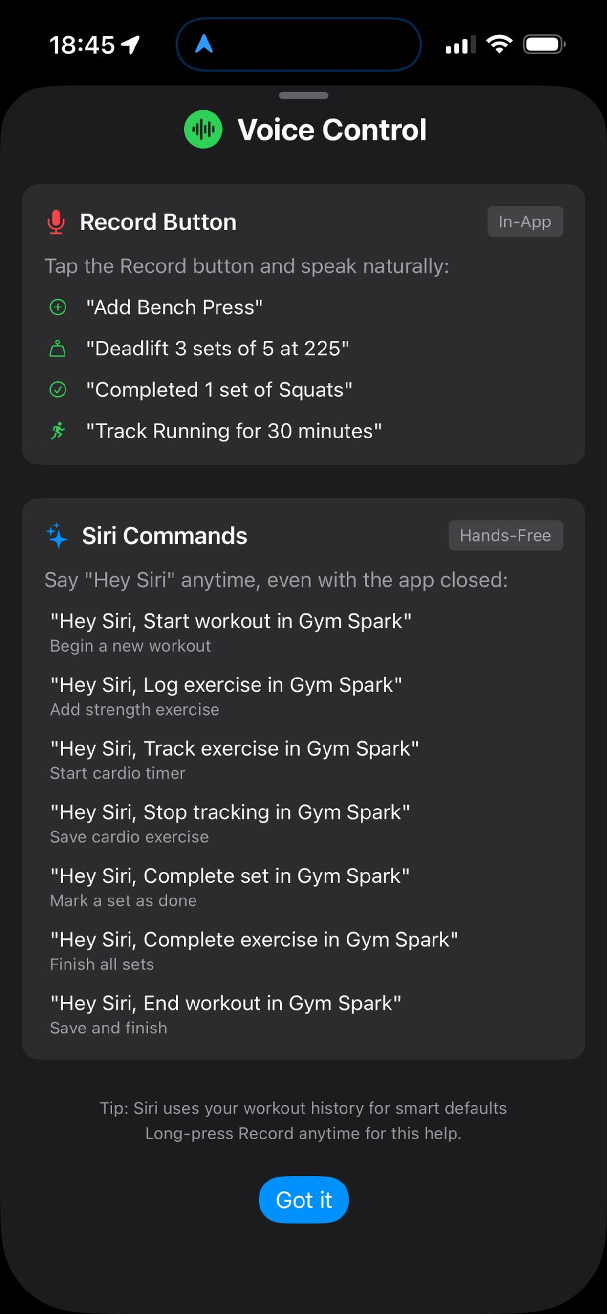 Gym Spark: AI Fitness Tracker screenshot 2