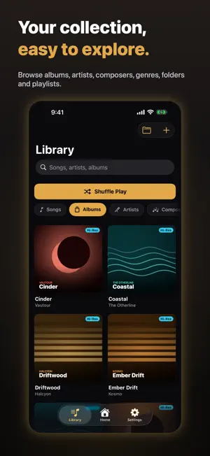 Vivace: Lossless FLAC Player screenshot 2