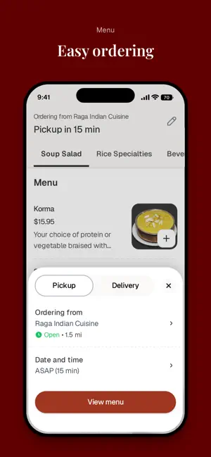 Raga Indian Cuisine To Go screenshot 3