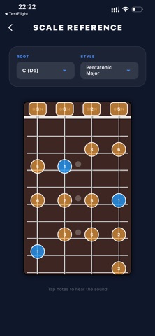 Bass Relative Pitch Trainer iPhone screenshot