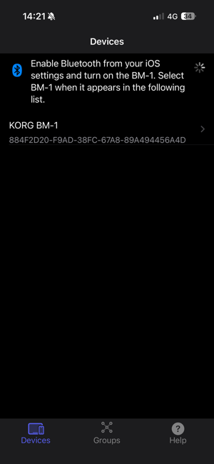 KORG BM-1 Screenshot