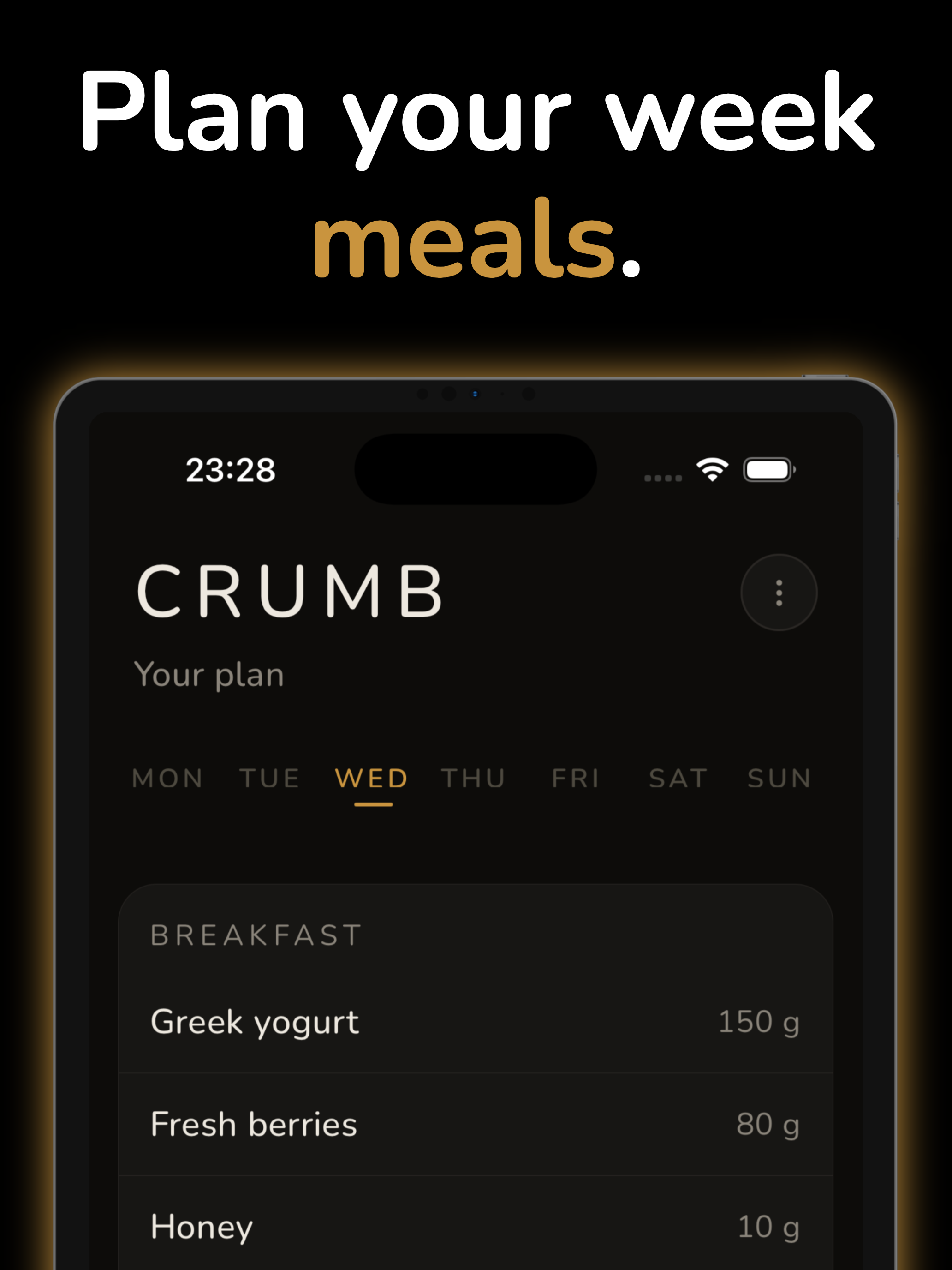 Crumb - Weekly Meal Planner screenshot 3