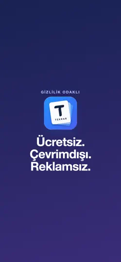 Captura de pantalla de Tekrar – Flashcards en iPhone 4