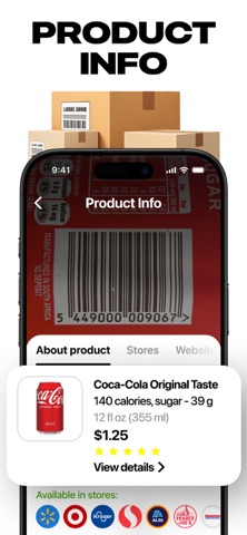 Barcode Scanner app‎ Screenshot 2 of 8