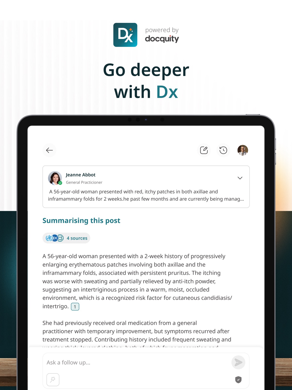 Dx by Docquity ipad screenshot 3