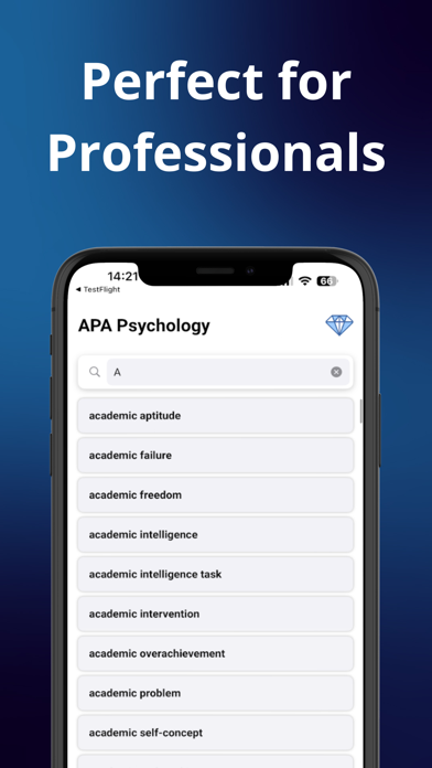 APA Psychology Dictionary App Screenshot