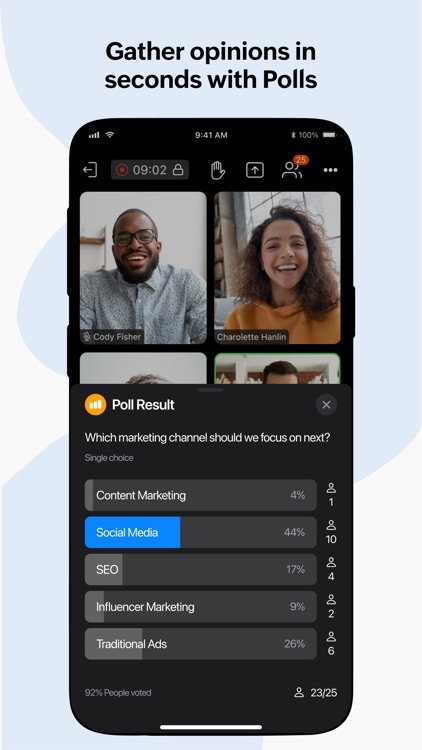 Zoho Meeting - Online Meetings screenshot-6