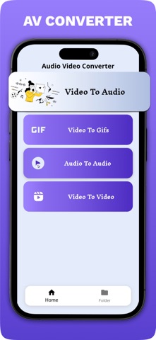 Audio Video Media Converter iPhone screenshot
