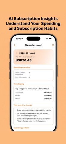 SubPing: Subscription Tracker screenshot