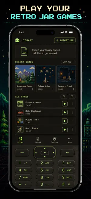 J2ME Emulator screenshot 1