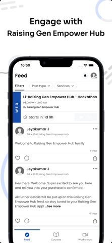 Raising Gen Empower Hub screenshot