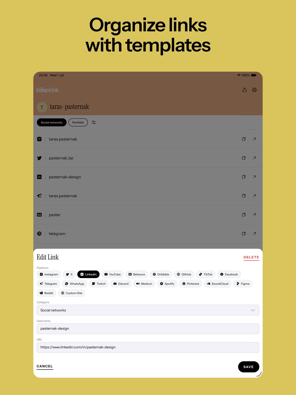 iPad screenshot