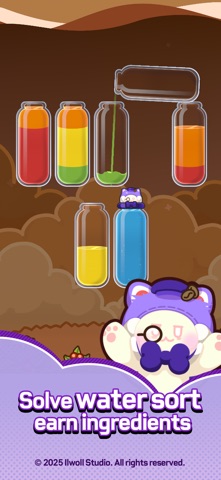 Ghost Sort : Water Sort Cafe Screenshot 1 of 10