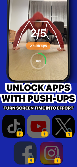 Replock - Pushup App Blocker Screenshot 1 of 4
