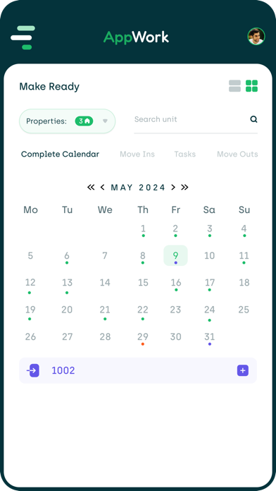AppWork Admin Screenshot