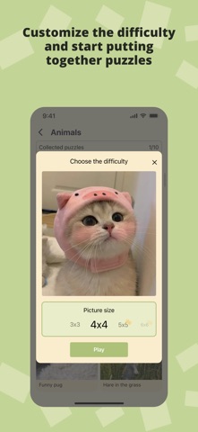Puzzle mania. Online puzzle iPhone screenshot