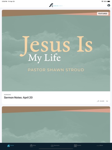 Shoreline.Church iPad screenshot