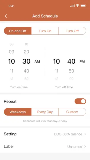 Captura de pantalla de Moovair Mobile en iPhone 2