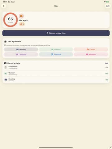 OffGrid: Family Screen Time iPad screenshot