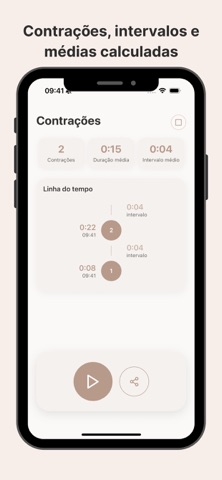 Contador de Contrações Nattal screenshot