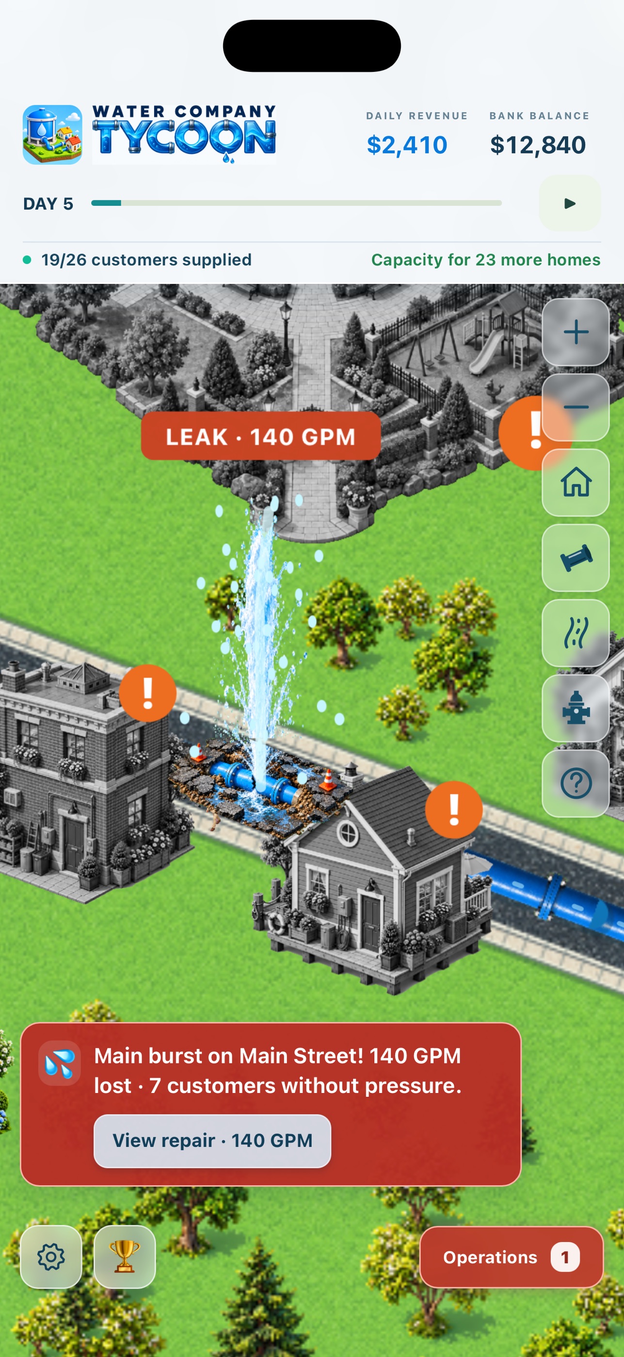 Screenshot 4 of Water Company Tycoon