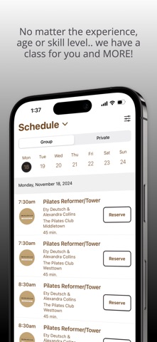 The Pilates Club Middletown screenshot