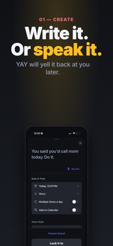YAY! Reminders Screenshot 2 of 6
