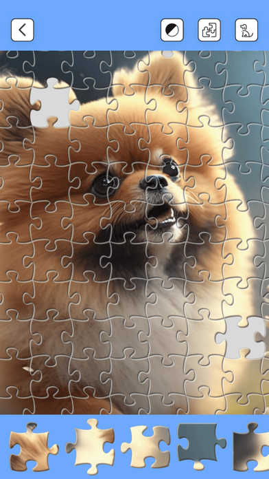 Dog Jigsaw Screenshot