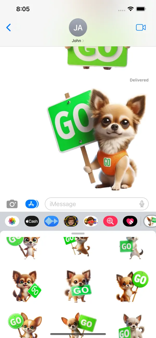 Screenshot #3 pour Go Sign Chihuahua Stickers