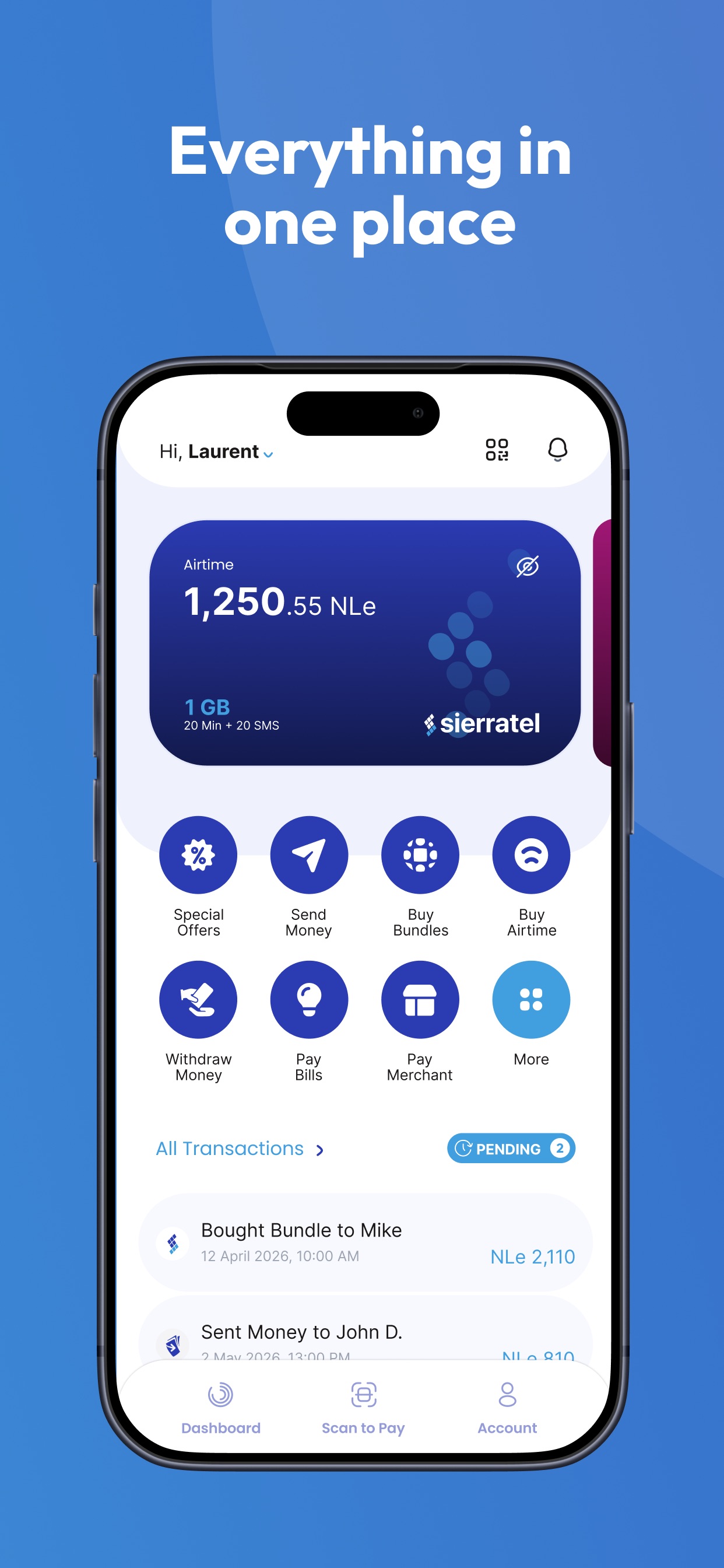 Screenshot 2 of Sierratel App