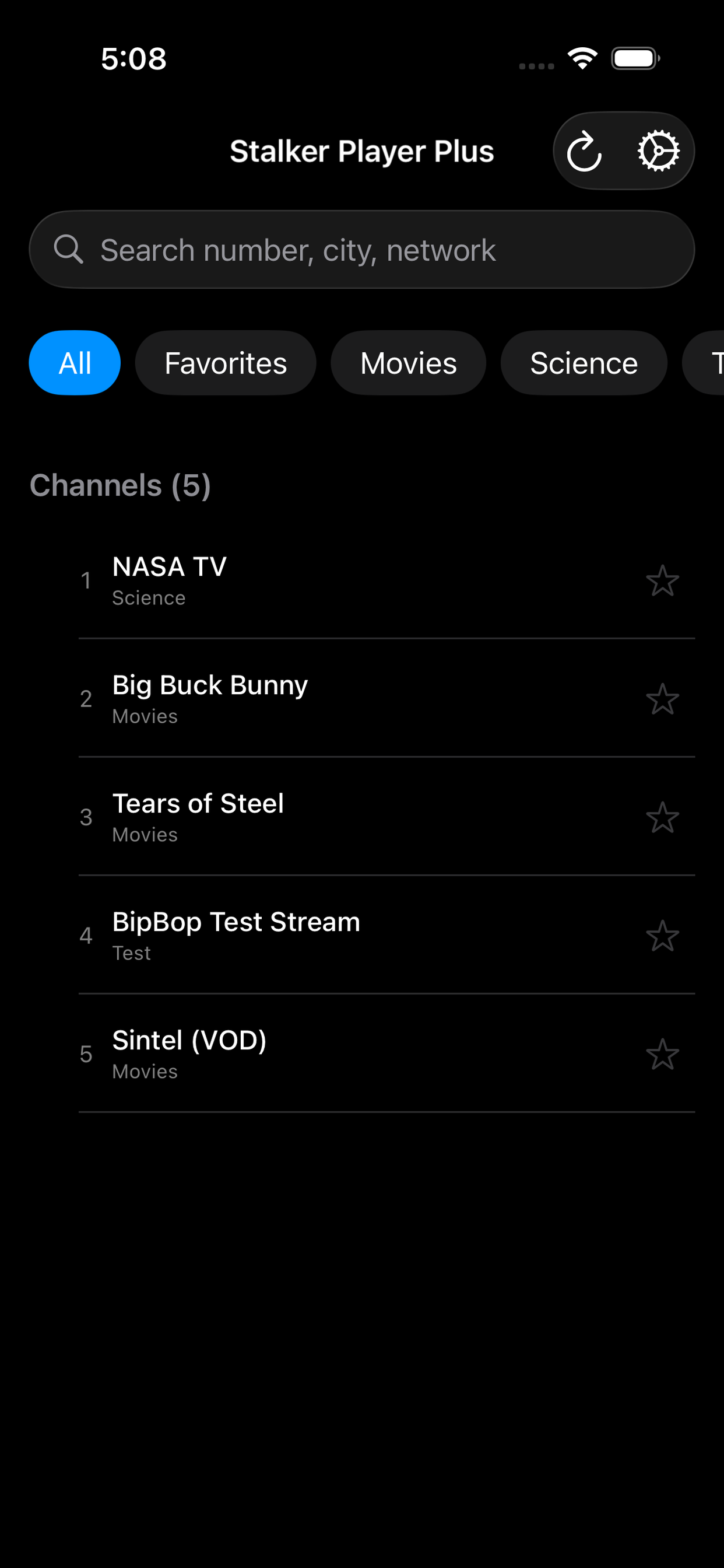 SuperPlayer IPTV Stalker STB screenshot 7