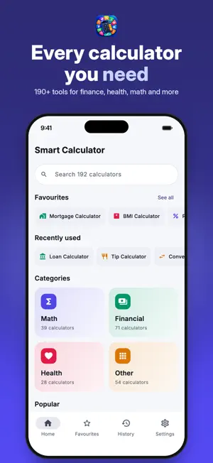 Smart Calculator: All in One! screenshot 1