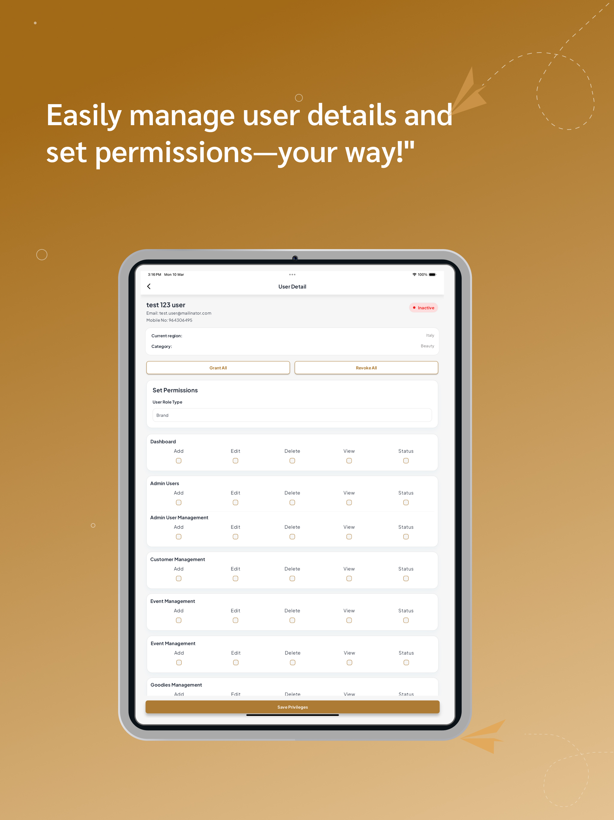 Golden Admin
