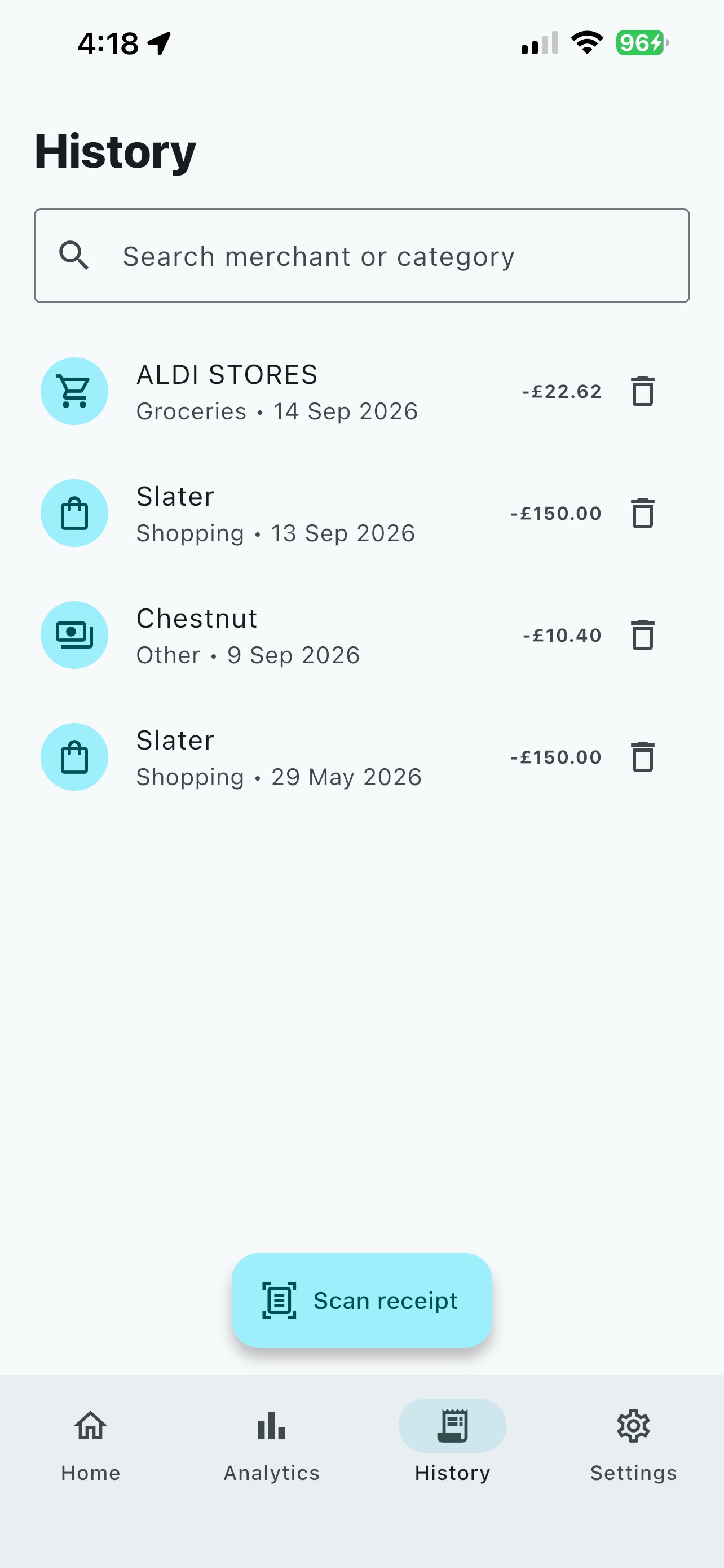 Screenshot 5 of SpendSnap
