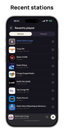 DR Congo Radio Online: FM Live iPhone screenshot