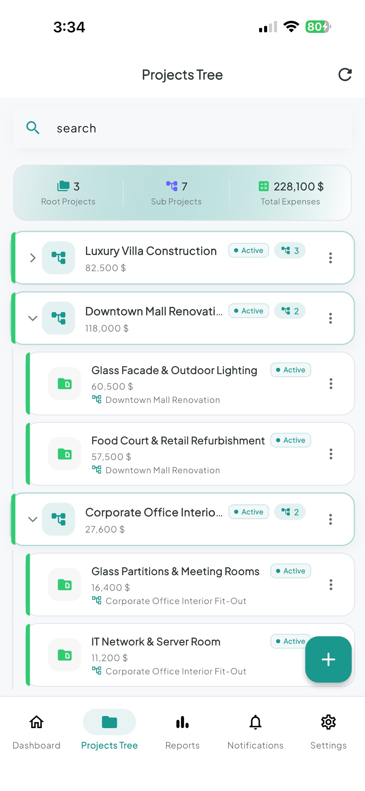 Screenshot 3 of Project Budget - المشاريع