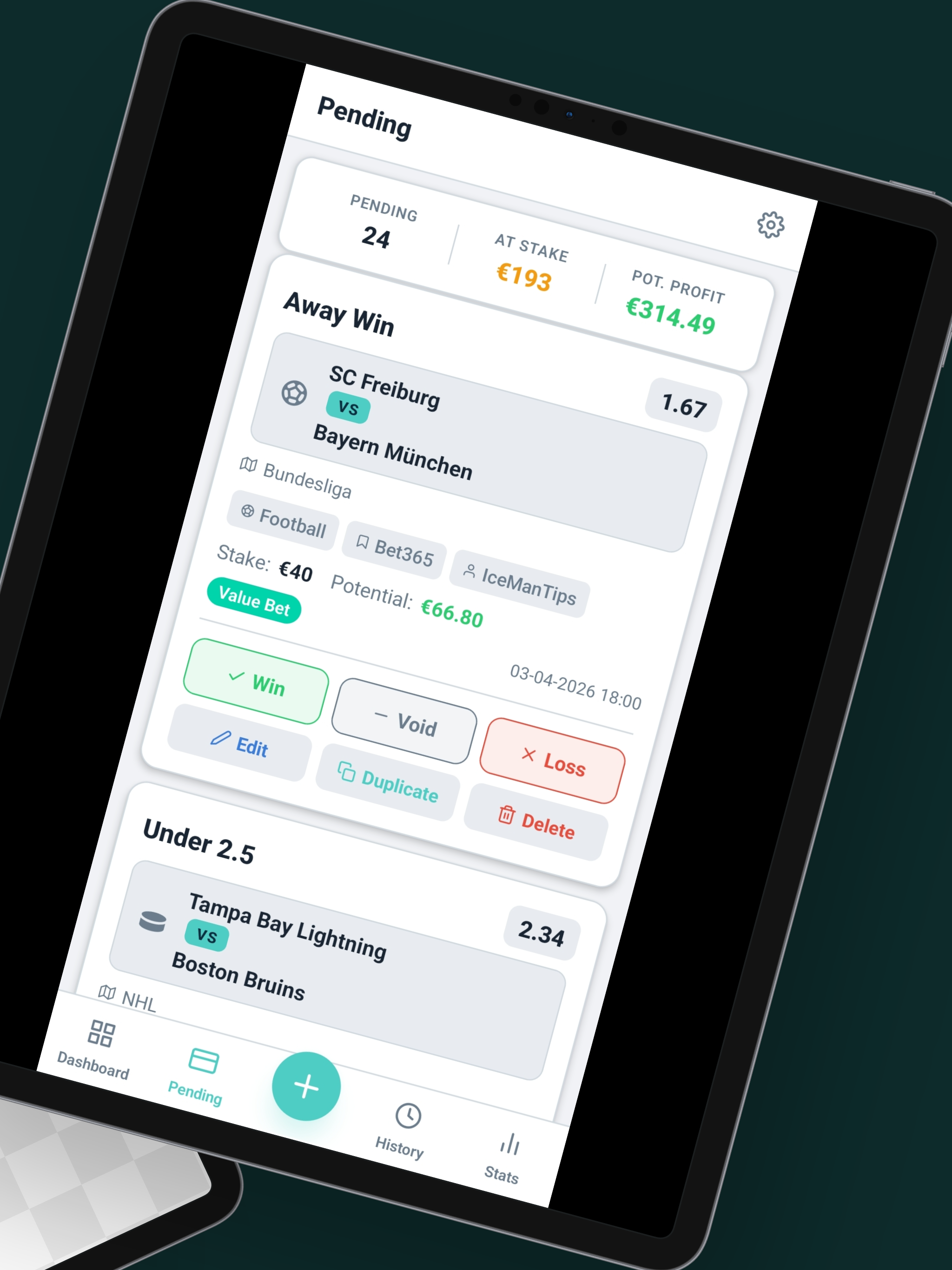 StakeBook – Bet Tracker screenshot 7