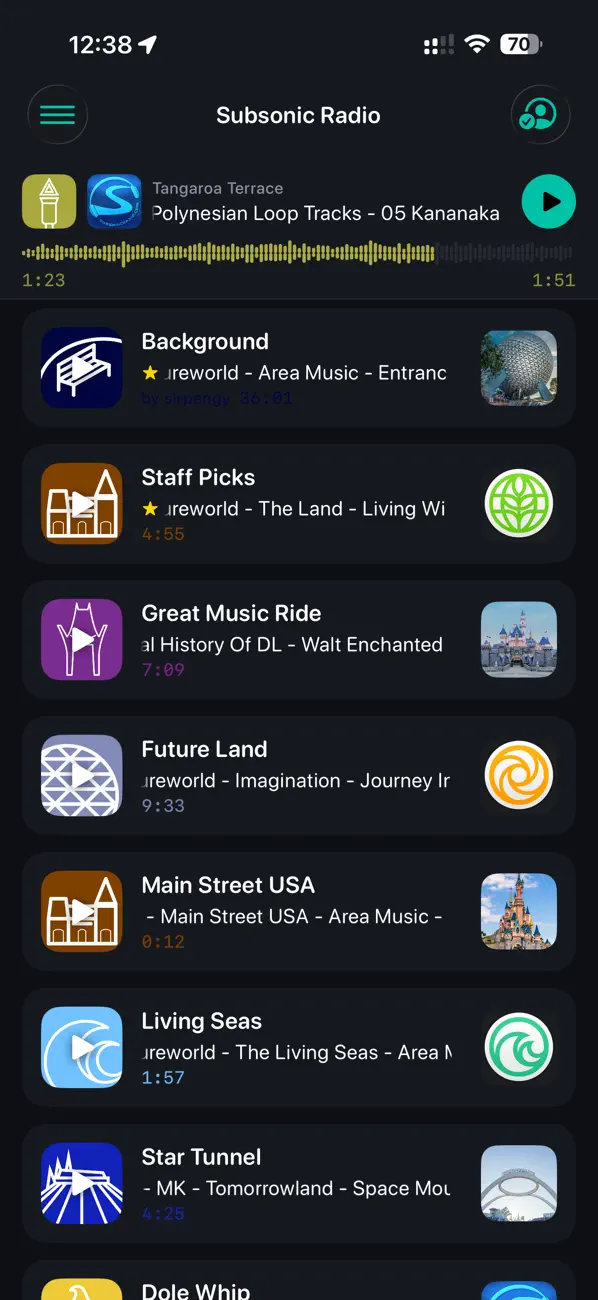 Screenshot #2 pour Subsonic Radio Player