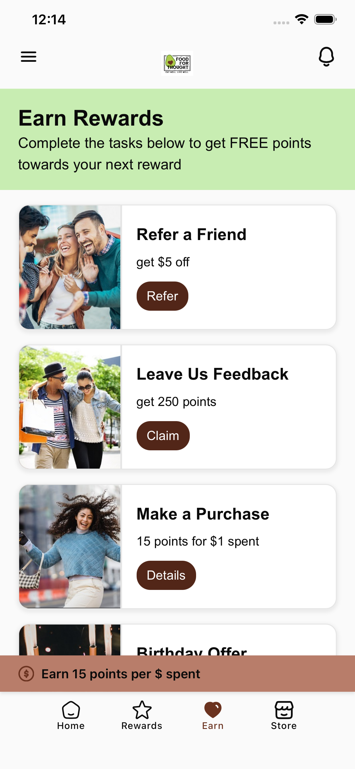 Food For Thought Rewards screenshot 3