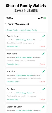 Pockets family expense manager Screenshot 2 of 4
