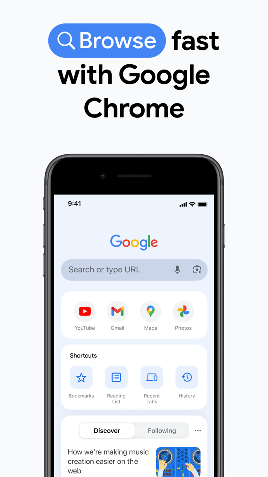 #1. Google Chrome (iOS) 由: Google