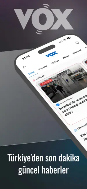 Vox: Son Dakika Haber screenshot 1