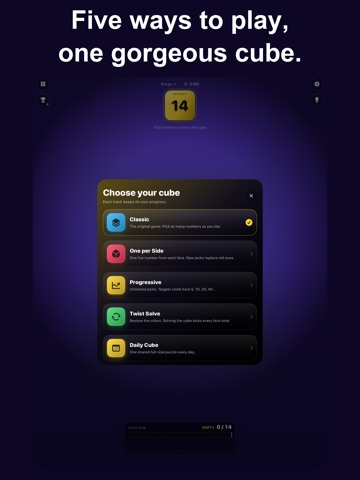 Twist Tally - Cube Math Game iPad screenshot