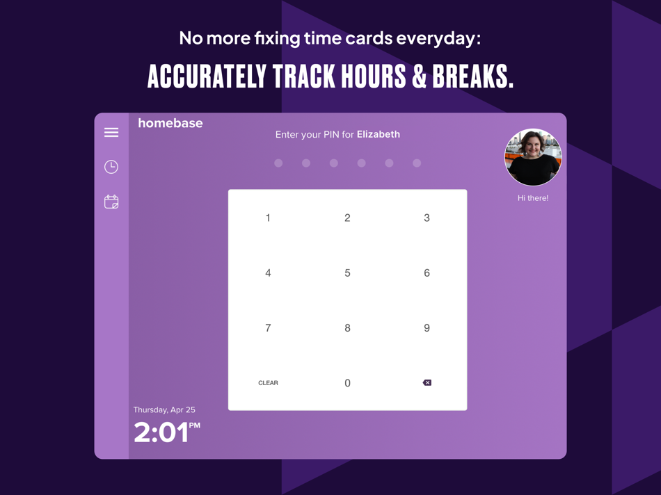#1. Time Clock by Homebase (iOS) โดย: Pioneer Works, Inc.