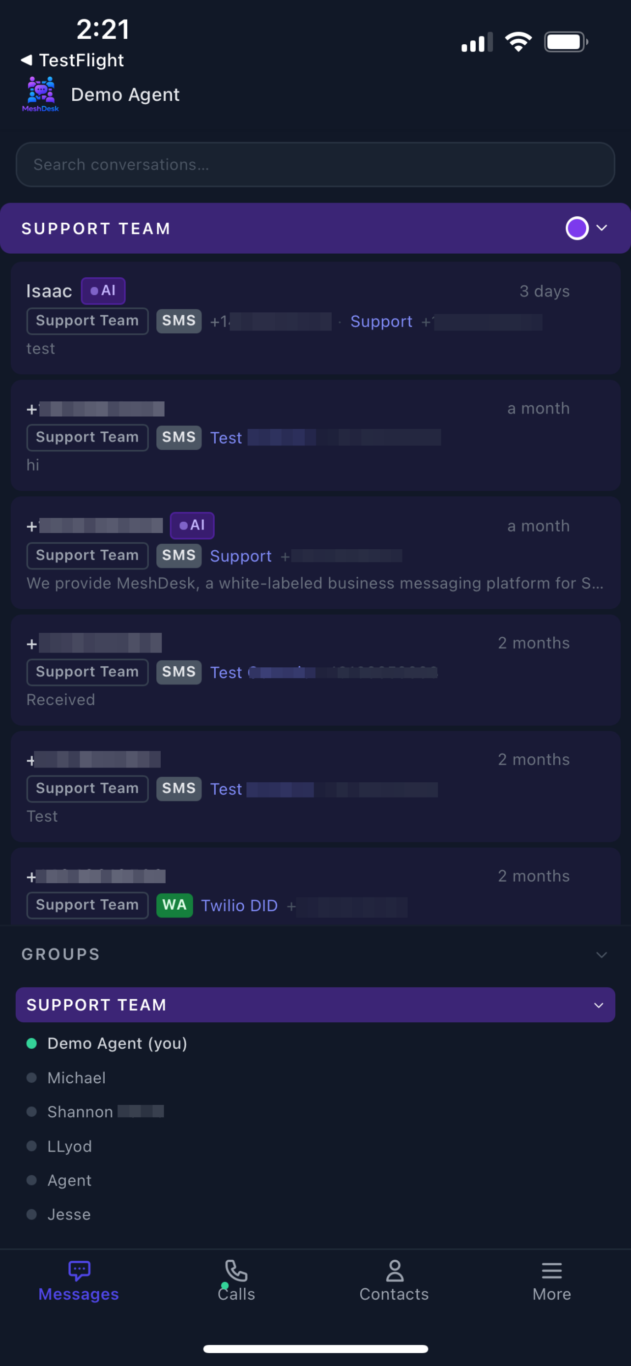 MeshDesk screenshot 2