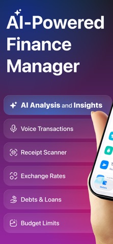 AI Expense Tracker & Budget iPhone screenshot