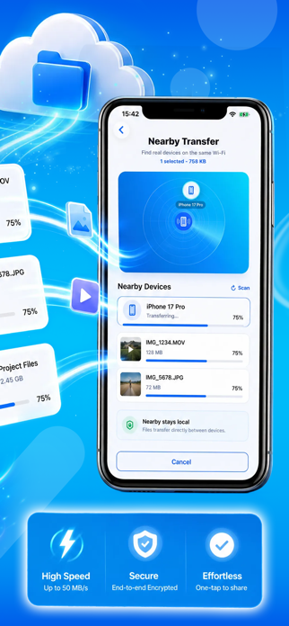 FileBeam: File Transfer Screenshot 4 of 9